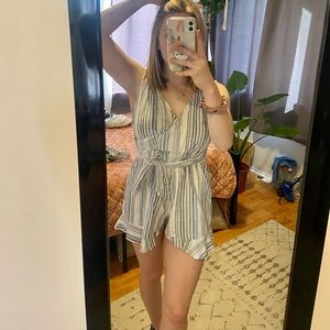 Striped Tank Romper